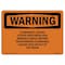 Signmission OSHA Warning Sign, 7" Height, 10" Width, Flammable Liquids Attach Grounding And Bonding, Landscape OS-WS-D-710-L-12140 - alternate 1
